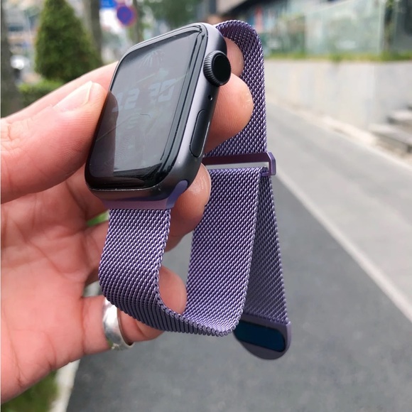 NEW BAND Lavender Milanese Stainless For Apple Watch - Picture 2 of 10
